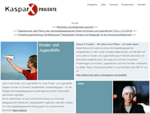 Tablet Screenshot of kaspar-x.de